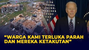 Duka Joe Biden Atas Terjangan Tornado di Amerika Serikat