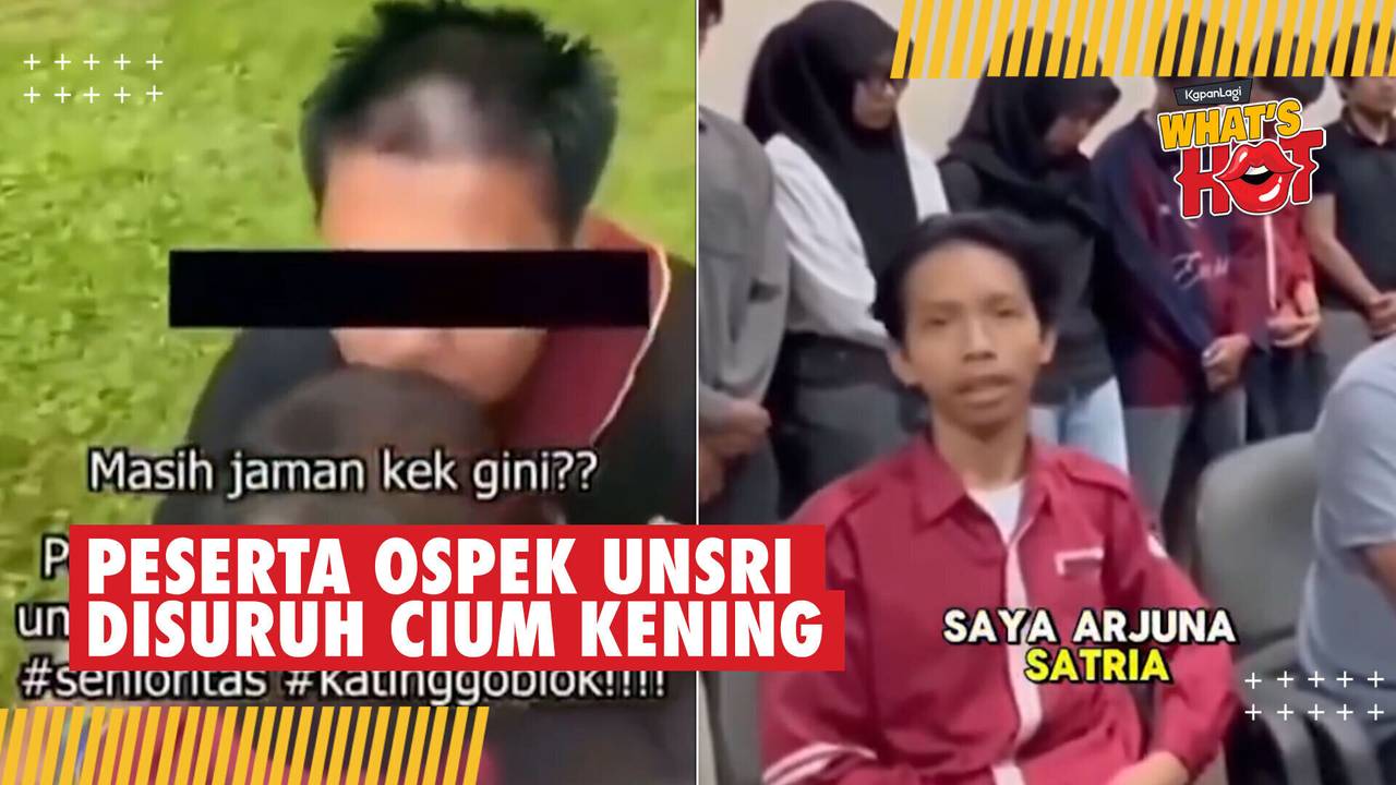 Viral Video Peserta Ospek UNSRI Disuruh Cium Kening, Panitia Minta Maaf