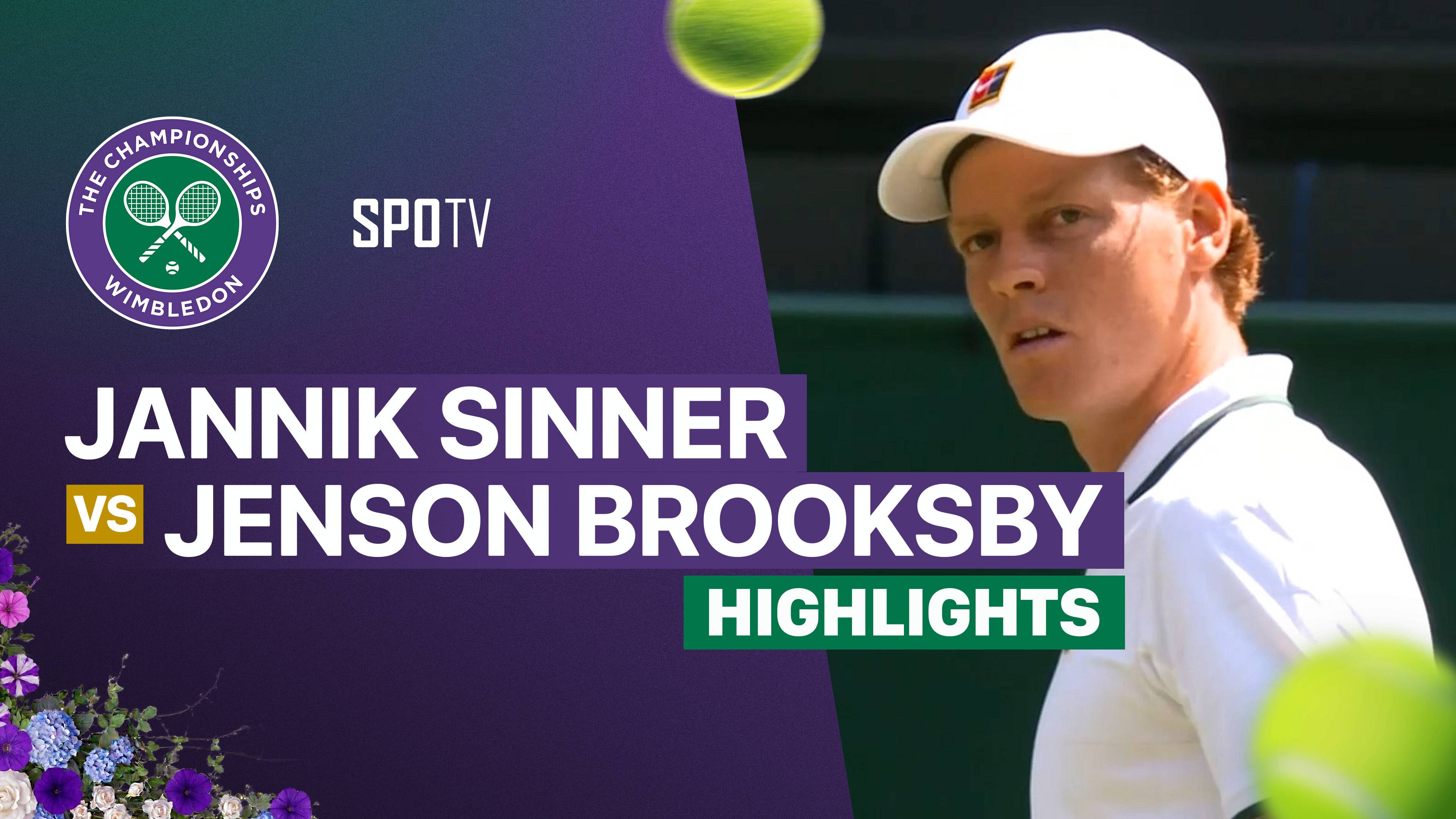 Jannik Sinner vs Jenson Brooksby - Gentlemen's Singles Third Round | Wimbledon 2026