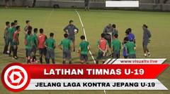 Jelang Indonesia U-19 Vs Jepang U-19, Egy dkk Latihan di Kompleks GBK