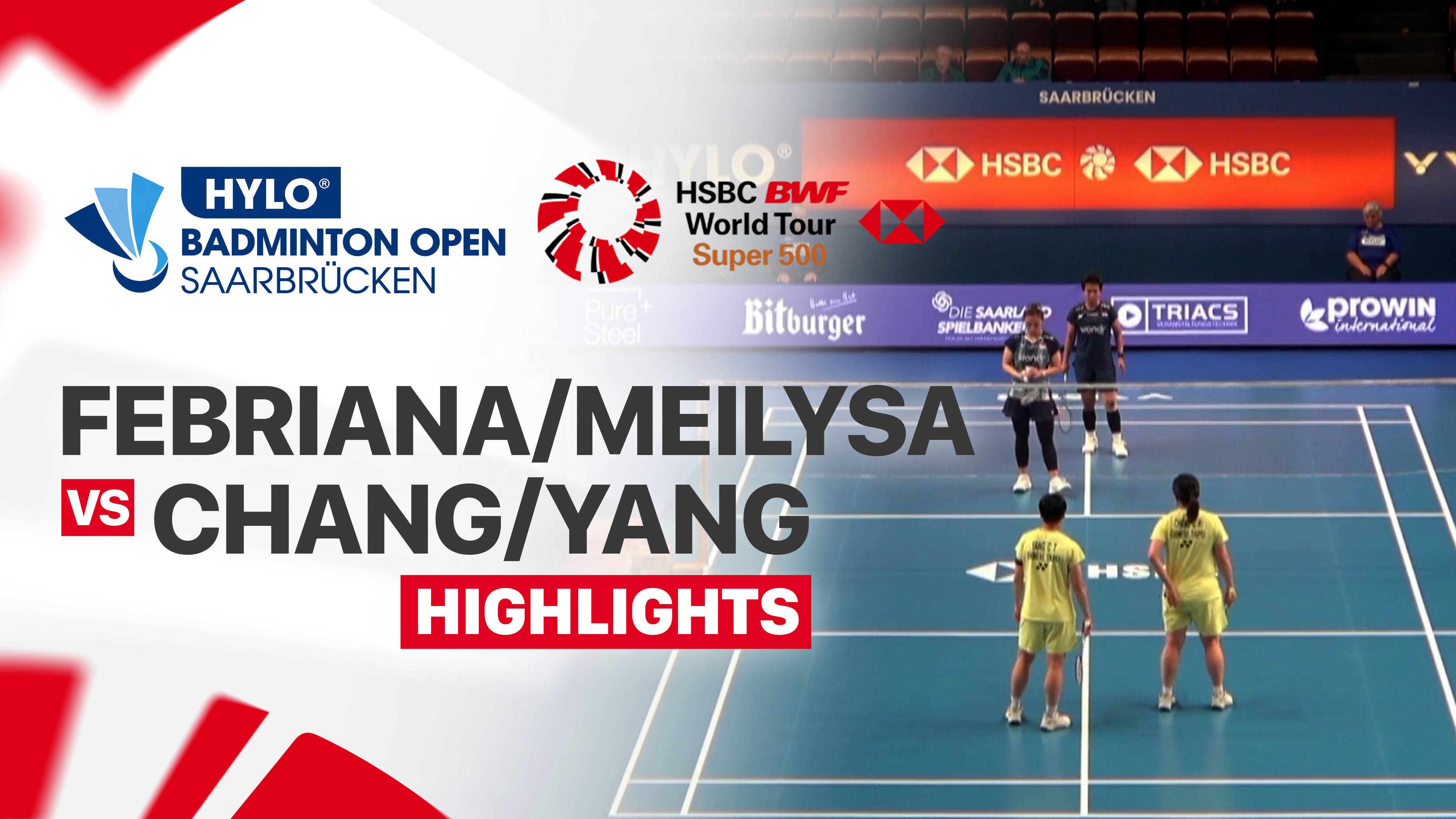 Febriana Dwipuji Kusuma/Meilysa Trias Puspitasari (INA) vs Chang Ching Hui/Yang Ching Tun (TPE) - Women's Doubles Round of 16 | HYLO Open 2026