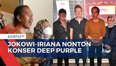Momen Jokowi dan Ibu Iriana Nikmati Konser Hingga Berfoto dengan Personel Deep Purple di Solo!