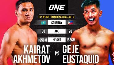 Kairat Akhmetov vs. Geje Eustaquio | Full Fight From The Archives