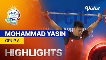 Putra 67 kg - Grup A (Mohammad Yasin) - Highlights | IWF World Cup 2024