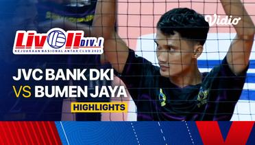 Putra: JVC Bank DKI vs Bumen Jaya - Highlights | Livoli Divisi 1 2023