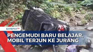 Sopir Baru Belajar Mengemudi, Mobil Sedan Terjun ke Jurang 20 Meter di Klaten, Tidak Ada Korban Jiwa