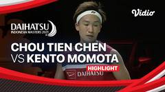 Full Match | Kento Momota (JPN) vs Chou Tien Chen (TPE) | Daihatsu Indonesia Masters 2021
