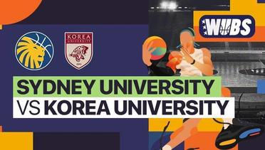 Sydney University vs Korea University