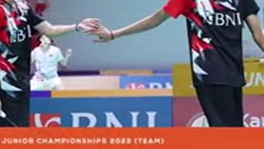 Badminton Asia Junior Championships 2023, Indonesia Lolos Final