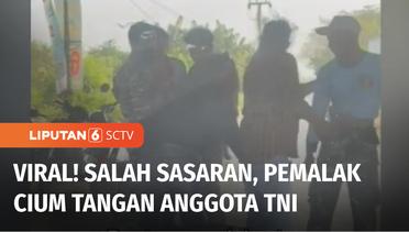 TNI Dipalak di Bekasi, Turun dari Mobil Pemalak Malah Minta Maaf Sambil Cium Tangan | Liputan 6