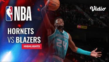 Charlotte Hornets vs Portland Trail Blazers - Highlights | NBA Regular Season 2023/24