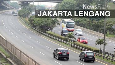 NEWS FLASH: H-1 Lebaran, Lalu Lintas Jakarta dan Sekitarnya Lengang