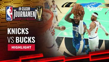 New York Knicks vs Milwaukee Bucks - Highlights | NBA In Season 2023/24