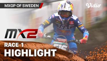 Highlights | Round 15 Sweden: MX2 | Race 1 | MXGP 2023