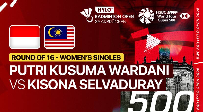 Putri Kusuma Wardani (INA) vs Kisona Selvaduray (MAS) - Women's Singles Round of 16 | HYLO Open 2025