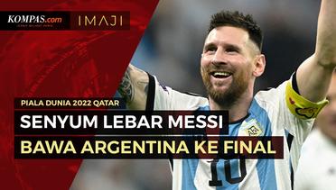 Senyum Lebar Lionel Messi Usai Argentina Lolos ke Final Piala Dunia 2022