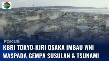 Situasi Terkini Usai Gempa Mengguncang Jepang, 1.315 WNI Menetap di Prefektur Ishikawa | Fokus