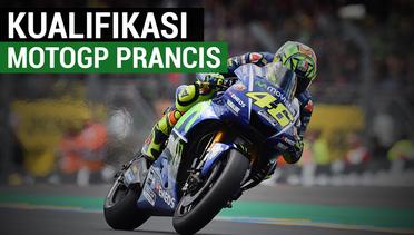 Vinales dan Rossi Posisi Start 1-2, Marquez Kelima di MotoGP Prancis