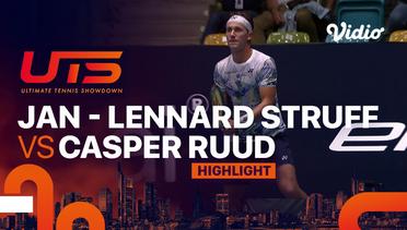 Highlights | The Thunder (Jan - Lennard Struff) vs The Ice Man (Casper Ruud) | Ultimate Tennis Showdown 2023