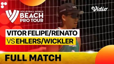 Full Match | Round of 12 - Center Court: Vitor Felipe/Renato (BRA) vs Ehlers/Wickler (GER) | Beach Pro Tour Elite16 Ostrava, Czech Republic 2023