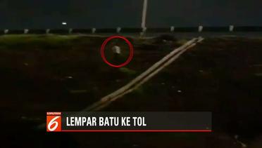 Terekam CCTV! Bocah Lempar Batu ke Mobil di Tol Desari Depok - Liputan 6 Pagi