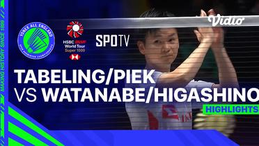 Mixed Doubles Semifinal: Robin Tabeling/Selena Piek (NLD) vs Yuta Watanabe/Arisa Higashino (JPN) - Highlights | Yonex All England Open Badminton Championships
