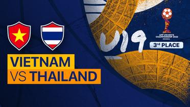 Full Match - 3rd Place: Vietnam vs Thailand | AFF U-19 Championship 2022