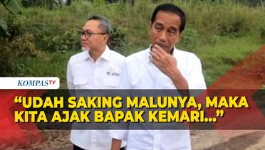 Zulhas Ngaku Malu Usai Tinjau Jalanan Rusak di Lampung Bareng Jokowi