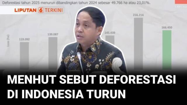 Menhut Raja Juli Antoni Paparkan Data Deforestasi Nasional 2025 di DPR, Diklaim Turun Dibanding 2024