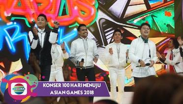 Fildan, Rizky Ridho, Danang & Irwan - Mars Slanker dan Lo Harus Gerak | Konser 100 Hari Menuju Asian Games 2018