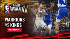 Golden State Warriors vs Sacramento Kings - Highlights | NBA In-Season Tournament 2023