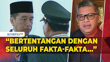 Respons Hasto PDIP soal Jokowi Beri Gelar Jenderal Kehormatan ke Prabowo
