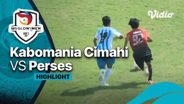 Highlight - Kabomania Cimahi Putra 1 vs 1 Perses | Liga 3 2021/2022