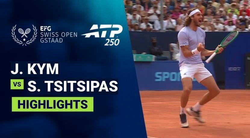 Jerome Kym vs Stefanos Tsitsipas - Round 2 | ATP 250: EFG Swiss Open Gstaad 2026
