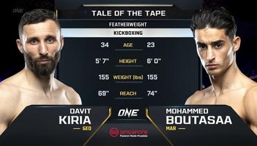 Davit Kiria vs. Mohammed Boutasaa | ONE Championship Full Fight