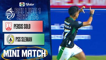 Persis Solo VS PSS Sleman - Mini Match | BRI Liga 1 2023/2024