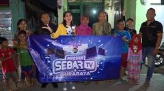 Sebar TV Surabaya - Selamat untuk Ibu Rochmani yang Beruntung Mendapat TV dari Tim Debar-debar