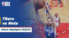 Match Highlights | Philadelphia 76ers vs Brooklyn Nets | NBA Regular Season 2022/23