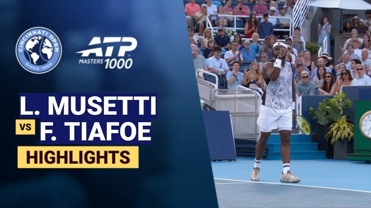 Lorenzo Musetti vs Frances Tiafoe - Quarterfinals | ATP 1000: Cincinnati Open 2026
