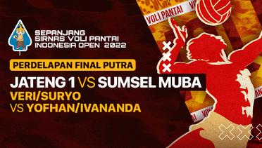 Full Match | Perdelapan Final Putra | JATENG 1: Veri/Suryo vs SUMSEL MUBA: Yofhan/Ivananda | Sirnas Voli Pantai 2022