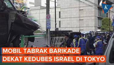 Sebuah Mobil Menabrak Barikade Dekat Kedubes Israel di Tokyo, Motifnya Masih Diselidiki