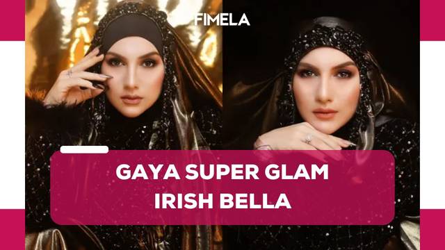 8 Gaya Misterius Irish Bella dengan Gaun Shimmer dan Makeup Bold, Tampil Beda dengan Pesona Mahal