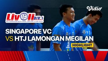 Putra: Singapore VC vs HTJ Lamongan Megilan Presisi VC - Highlights | Livoli Divisi 1 2023
