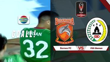 Golll!!! Sundulan Maut Brian-Pss Robek Gawang Borneo Fc. Skor 1-0 Untuk Pss Sleman | Piala Presiden 2019