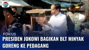 Jokowi Bagi-bagi BLT Minyak Goreng dan Bantuan Modal Usaha ke Pedagang Kecil di Cirebon | Fokus
