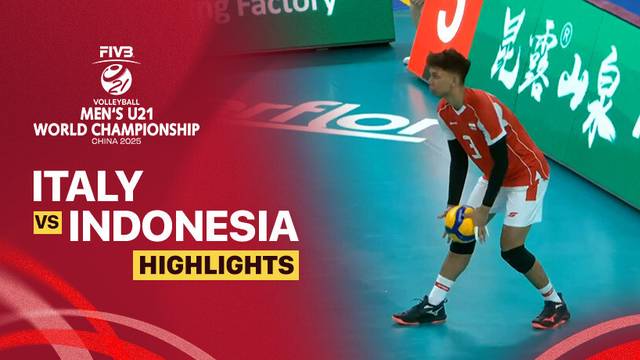 Italy vs Indonesia - Highlight | FIVB Men's U21 World Championship 2025