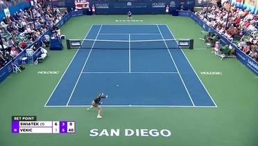 Match Highlights | Iga Swiatek vs Donna Vekic | WTA San Diego Open 2022
