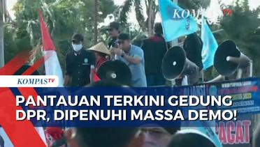 Massa Gelar Aksi di Depan Gedung DPR, Serukan Tuntutan Hak Angket dan Minta Jokowi Mundur