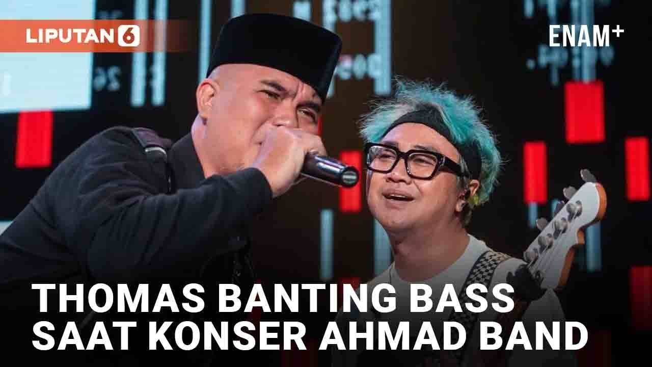 Viral Thomas Bassist GIGI Banting Bass Saat Konser Bareng Ahmad Dhani ...