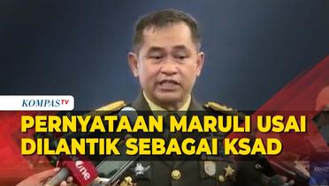 [FULL] Pernyataan Maruli Simanjuntak Usai Dilantik Jadi KSAD oleh Presiden Jokowi